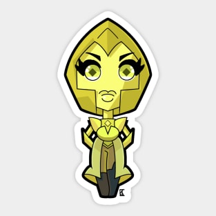 Yellow Diamond Sticker